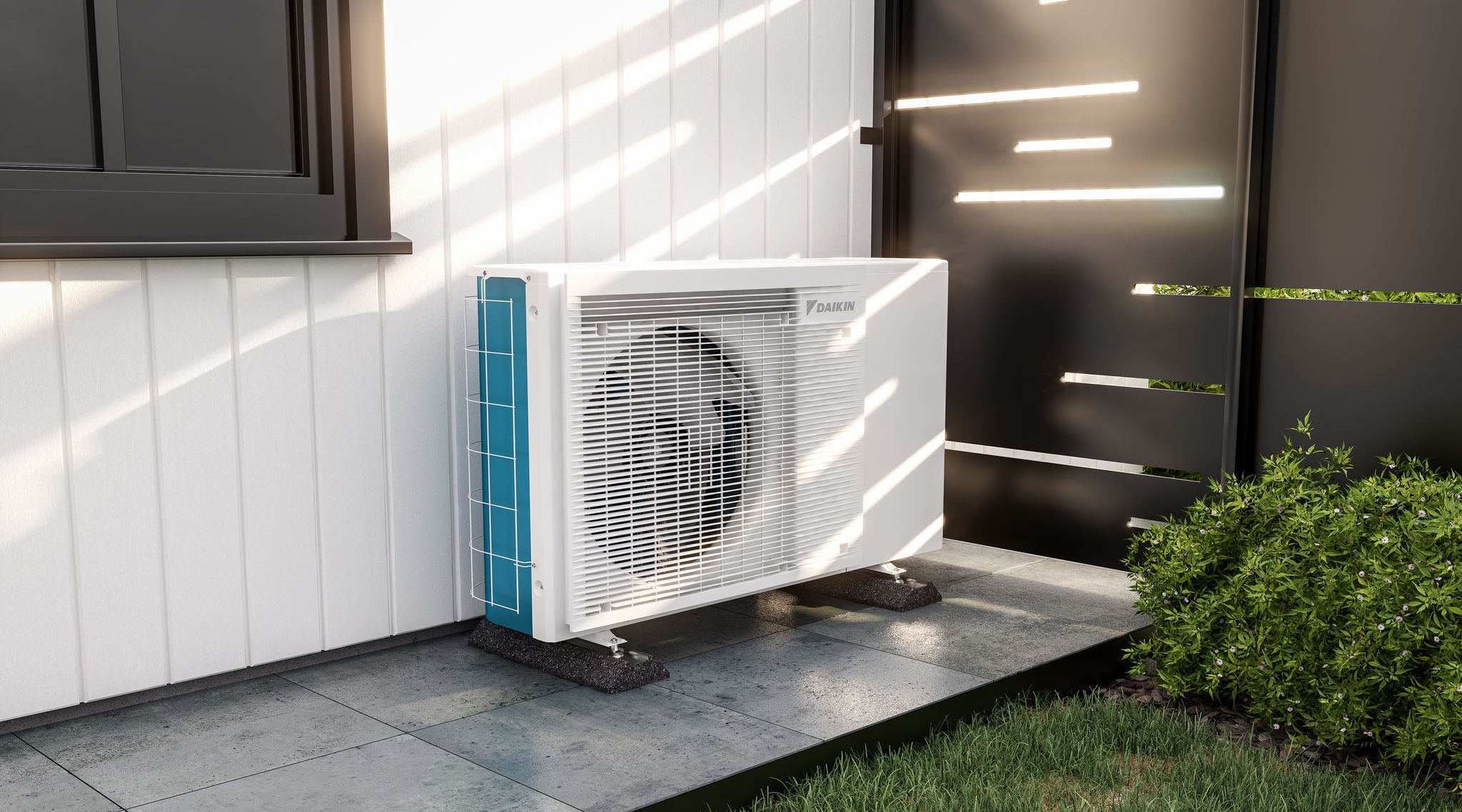 Daikin Emura монтаж на открито